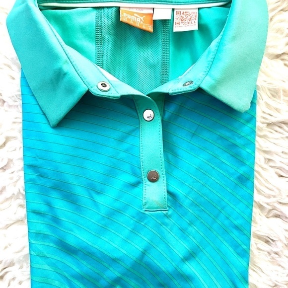 Ladies Puma Golf Polo Shirt! Brand New! ⛳️🙋‍♀️ Green XS - Picture 3 of 5
